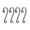 Haute Decor Stocking Scroll® Brushed Nickel Stocking Holders, 4ct.